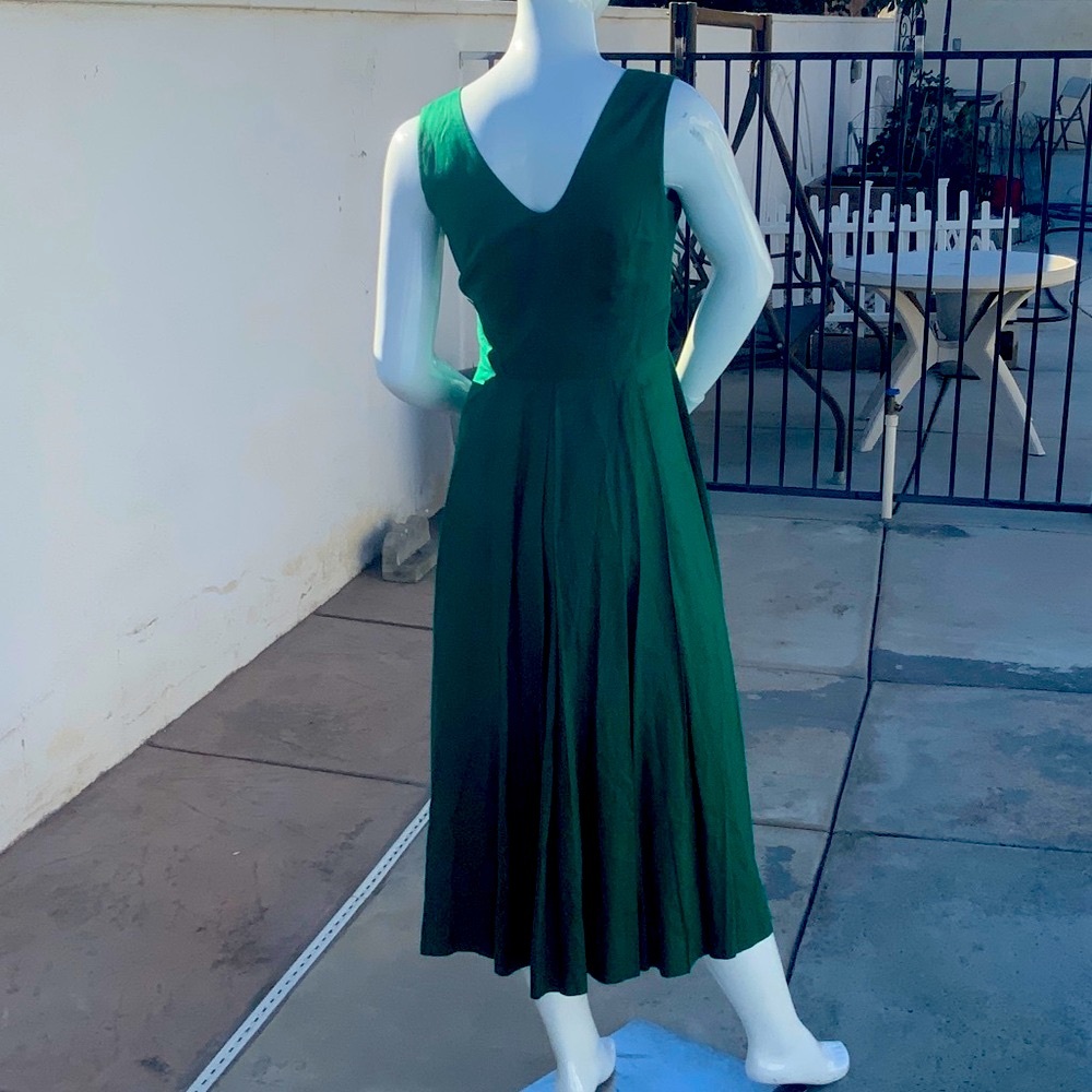 Kenar Emerald Green Midi Dress - Picture 3 of 9